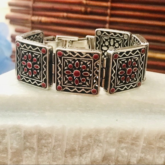 Brighton Carnival Bracelet With Red Accents - Picture 2 of 8